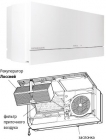 Приточно-вытяжная вентиляционная установка MitsubishiElectric Lossnay VL-100 EU5-E